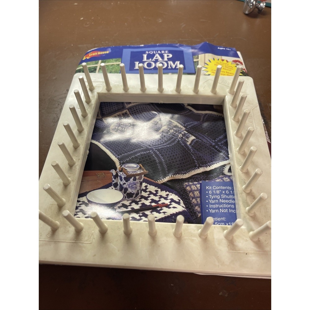 Craft House Square Lap Loom Vintage Item 10211 With Instructions Only - Picture 2 of 4